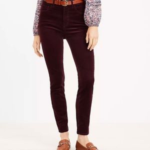 LOFT Curvy Skinny Corduroy Pants in 27/4.